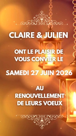 Faire-part digital immersif